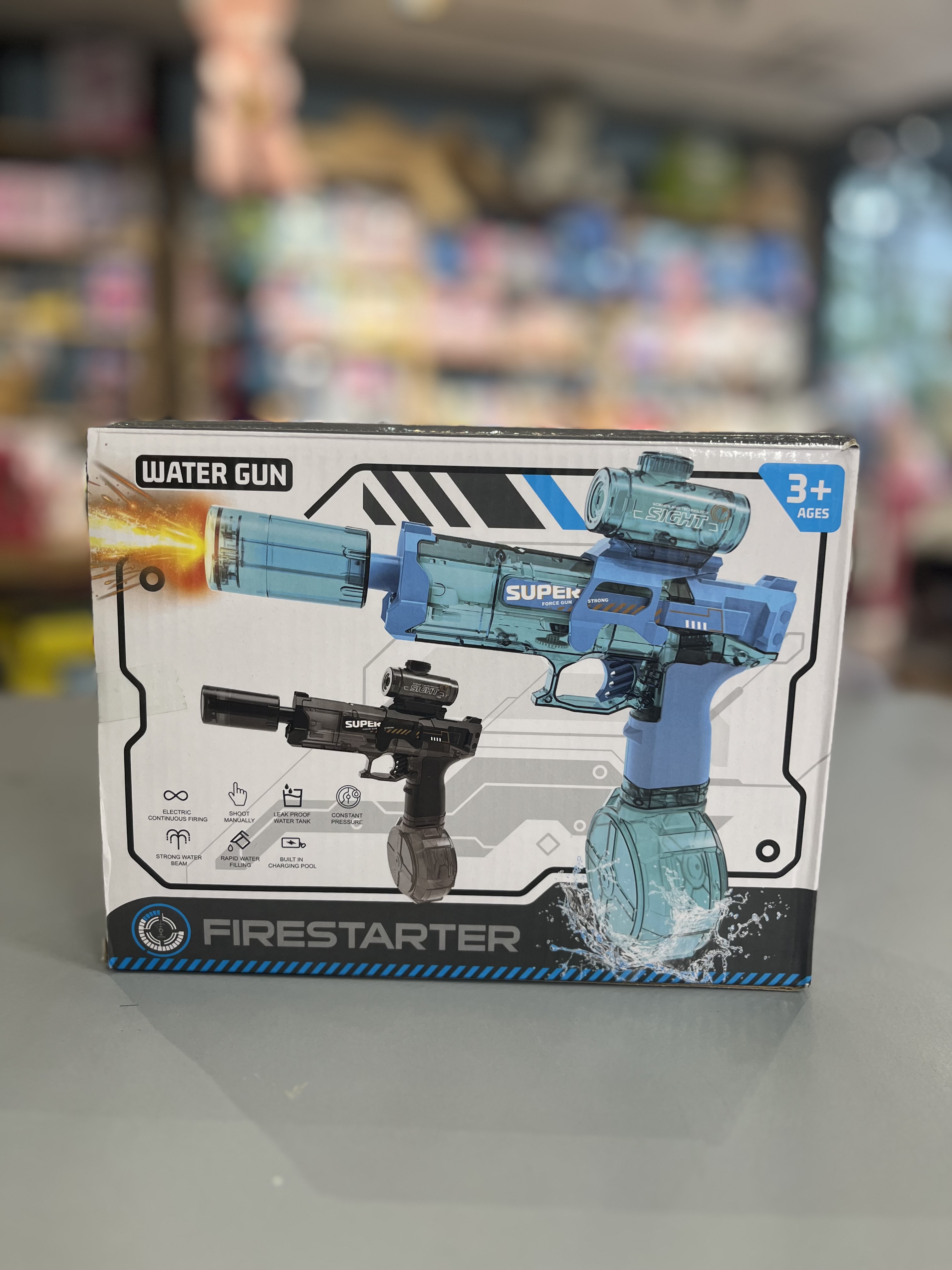تفنگ آب‌پاش شارژی مدل Firestarter Electric Water Gun