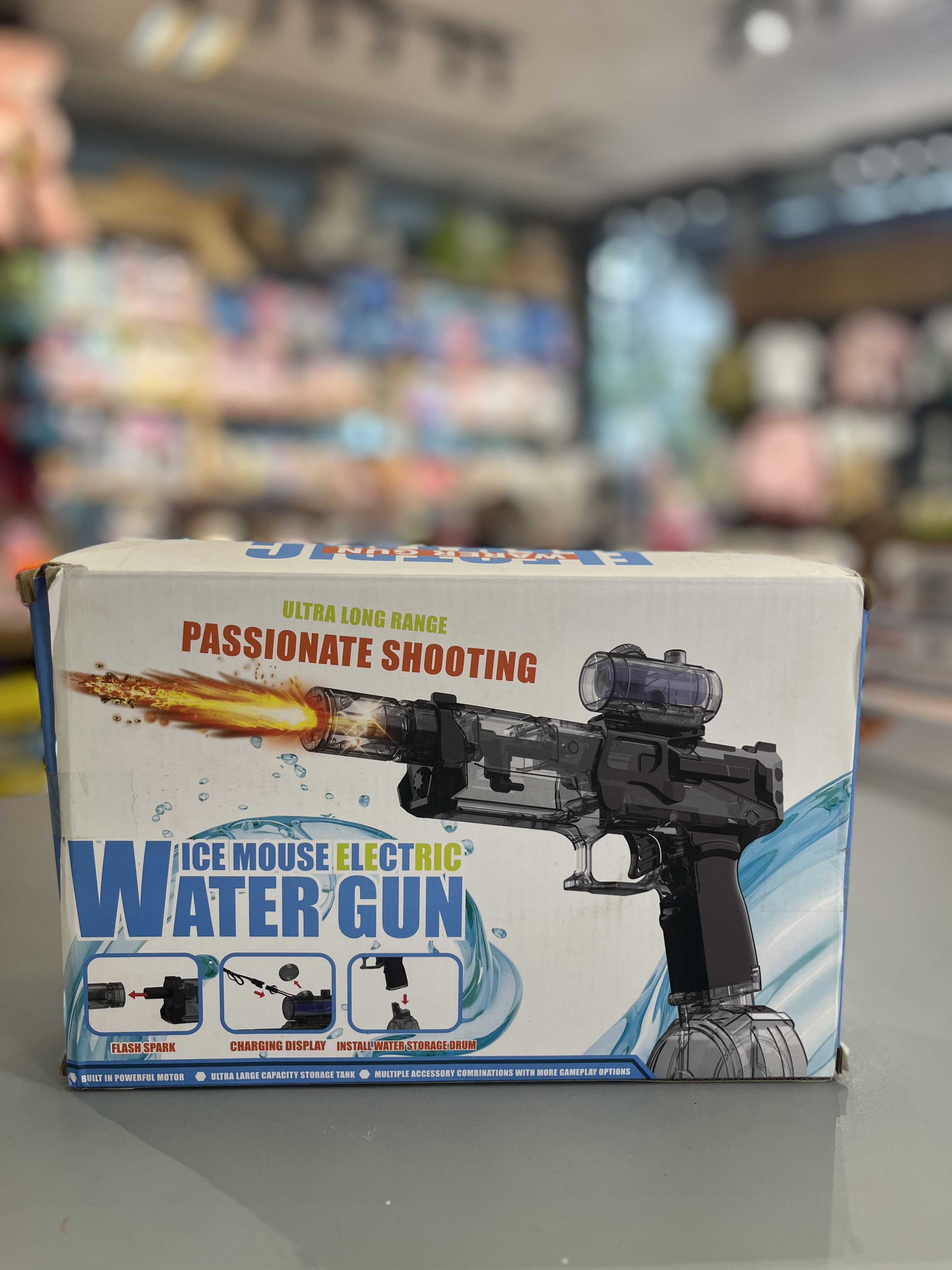 تفنگ آب‌پاش شارژی مدل Ice Mouse Electric Water Gun