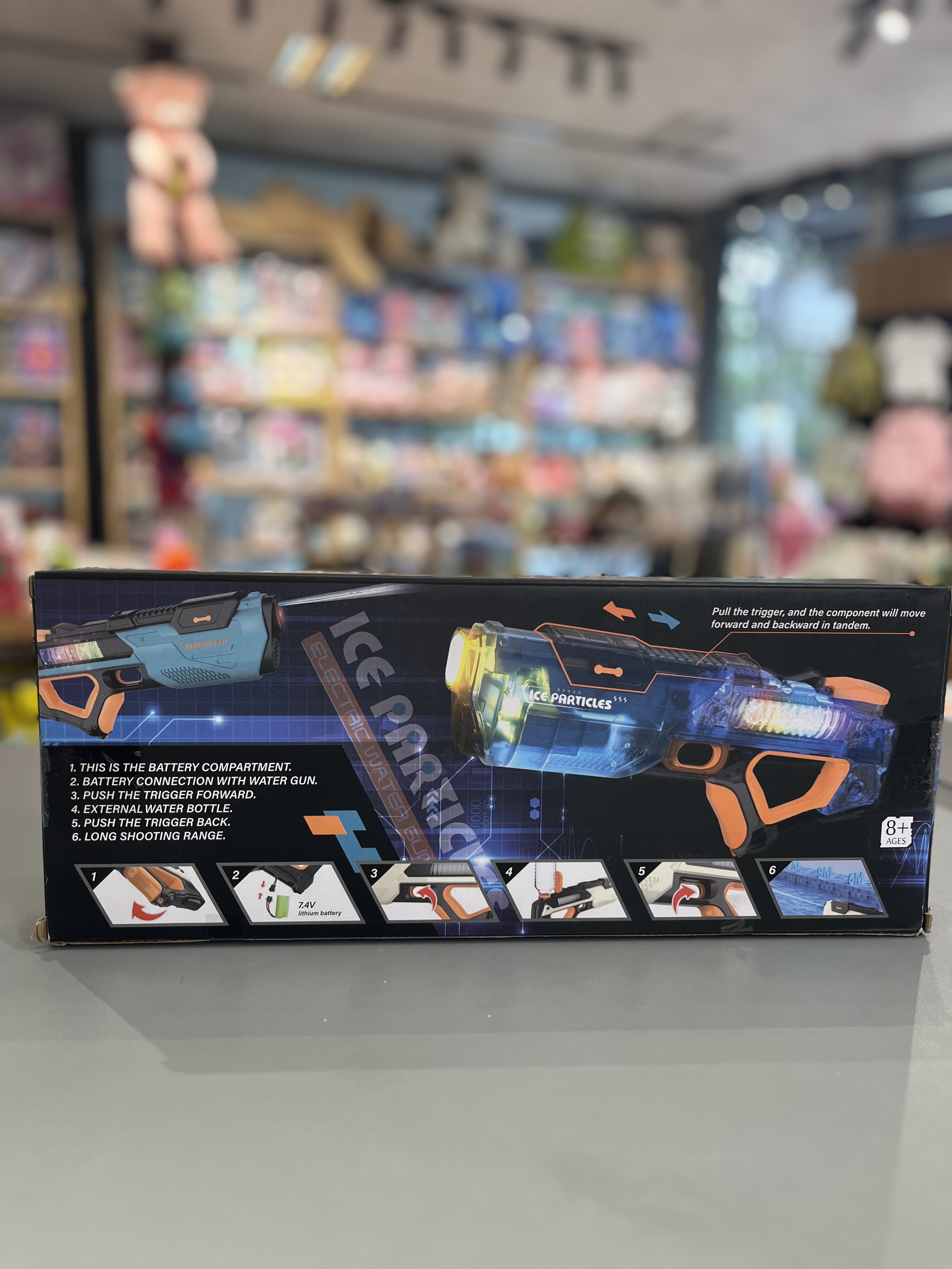 تفنگ آب‌پاش شارژی اتوماتیک مدل Ice Particles Electric Water Gu
