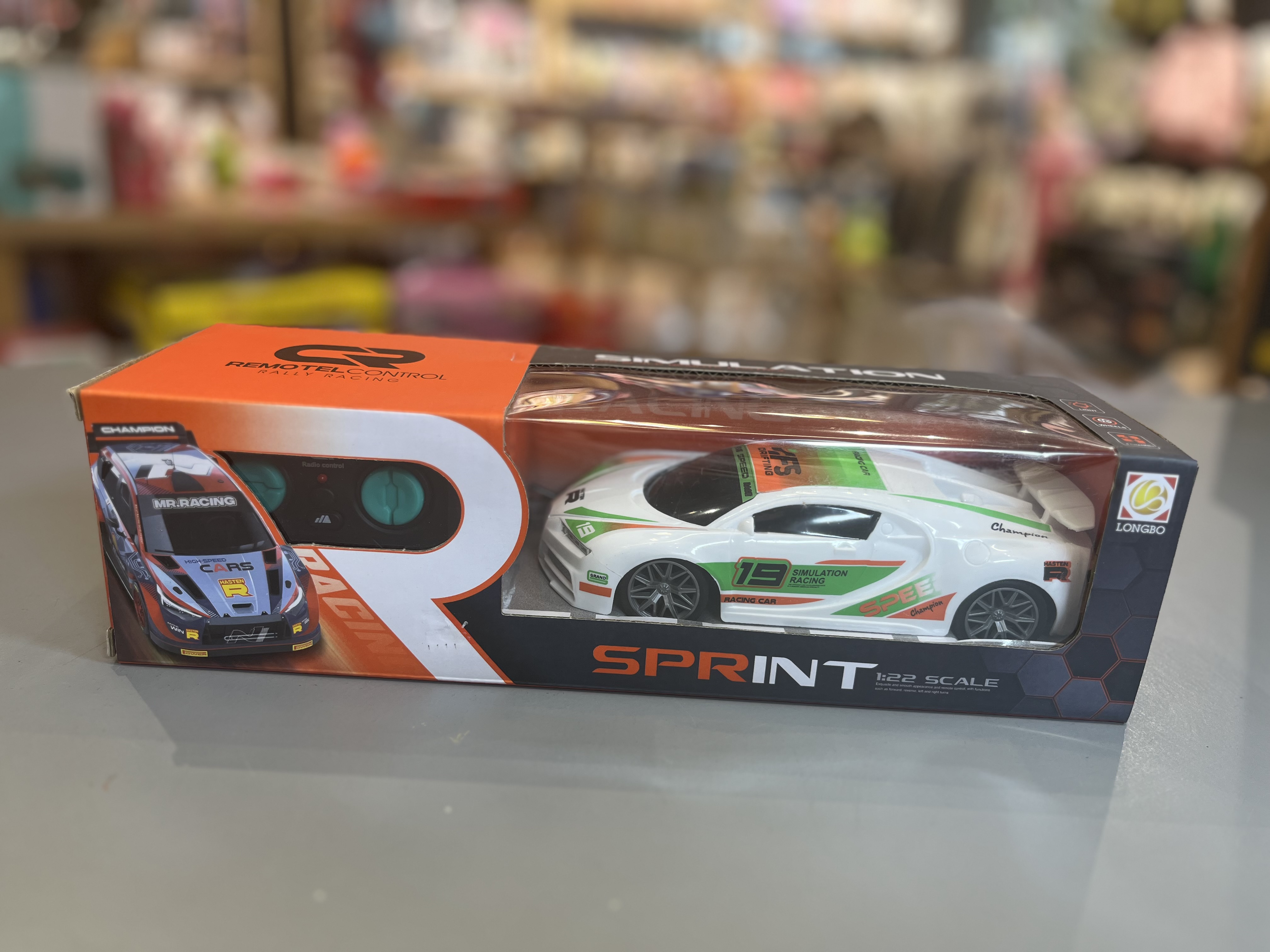 ماشین کنترلی اسپرینت مقیاس ۱:۲۲ – رالی ریسینگ Longbo (Sprint RC Racing Car)